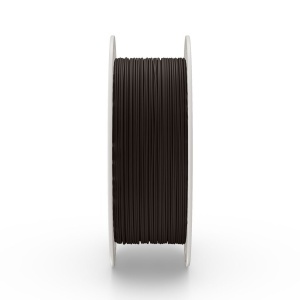 Rolă filament Fiberlogy FiberFlex Aero Black 0.85kg, văzută din profil