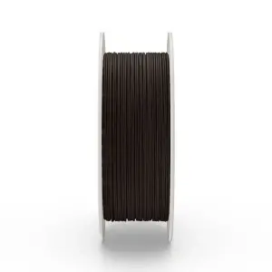 Rolă filament Fiberlogy FiberFlex Aero Black 0.85kg, văzută din profil