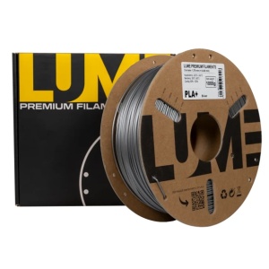 Rola filament Lume PLA+ Silver 1kg din unghi la Reprapmania