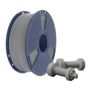 Detaliu textura filament Sunlu ABS High-Speed gri disponibil la Reprapmania