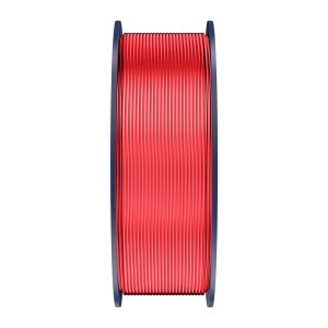 Rola de filament Sunlu PLA+ Transparent Red sigilată în ambalaj vidat cu desicant pentru protecție împotriva umidității