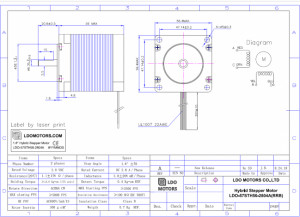 Motor pas cu pas Nema 23 1750z/2,5amp - Img 2