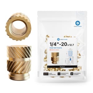 Piulite inserabile 1/4" 20x12.7 20buc