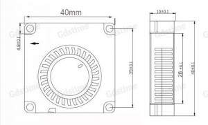 Gdstime 4010 turbina 24V