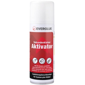 Everglue Activator Spray - accelerator de întărire pentru adezivi cianoacrilici, aerosol 200ml (cod 650066)