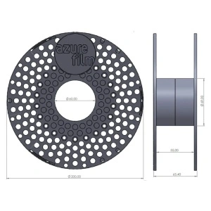 Filament AzureFilm PLA Matte HS Mint 1kg
