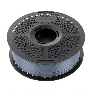 Rolă filament eSUN PETG-Basic Grey 1kg, vedere din profil