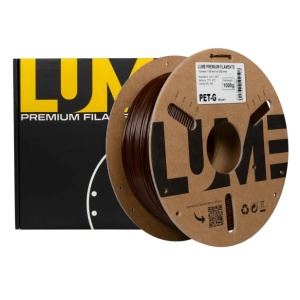 Rola filament Lume PET-G Brown 1kg din unghi la Reprapmania