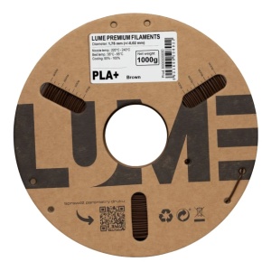 Detaliu înfășurare perfectă filament Lume PLA+ Brown - Reprapmania