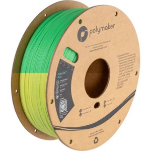 Filament Polymaker PolyLite PLA Temperature Color Change Green/Lime 1kg