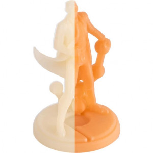Filament Polymaker PolyLite PLA Temperature Color Change Natural/Orange 1kg