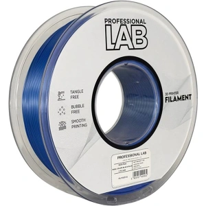 Rolă de filament Profesional Lab Silk PLA Dual Color Black Blue 1kg, cu filament bicolor negru și albastru