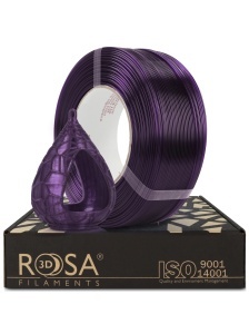 FILAMENT Rosa 3D ReFill PET-G Standard HS Deep Violet Transparent 1kg