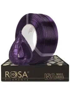 FILAMENT Rosa 3D ReFill PET-G Standard HS Deep Violet Transparent 1kg