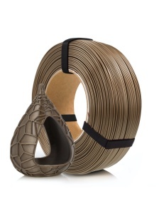 Obiect printat 3D cu filamentul PET-G Standard HS Pearl Gold de la Rosa 3D, din oferta ReprapMania.