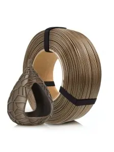 Obiect printat 3D cu filamentul PET-G Standard HS Pearl Gold de la Rosa 3D, din oferta ReprapMania.