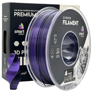 Filament Smart Print Silk PLA Dual Color Black Purple 1kg