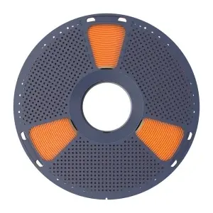 Piesă 3D printată cu filament Sunlu PLA+ Sunny Orange, evidențiind finisajul neted și detaliile clare