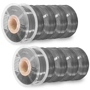 Pachet REFILL Azurefilm PETG Hyper Speed Grey 10kg+2 masterspool