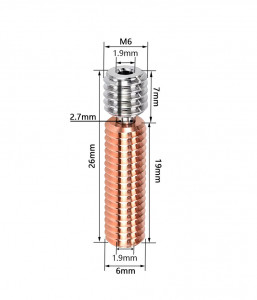 Surub tranzitie termica MK8 TC4-CuCrZr
