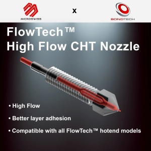 Duză Micro Swiss CHT pentru Hotend FlowTech 0.8mm