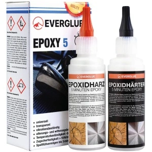 Everglue Epoxy 5 minute 1:1, 200g (A+B) - flacoane dozatoare