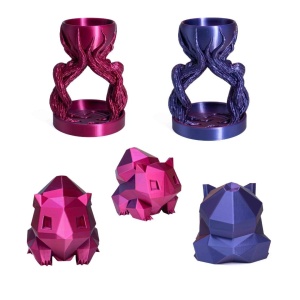 Filament AzureFilm PLA Silk Dual Color Velvet Bloom 1kg