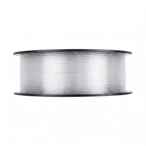 Rolă filament eSUN PETG-Basic Clear 1kg, vedere din față