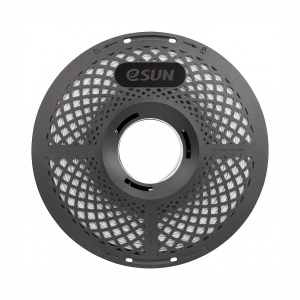 Detaliu filament eSUN PETG-Basic White, textură și culoare