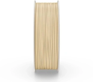 Rolă filament Fiberlogy ASA+AF Natural 0.75kg, văzută din profil
