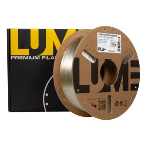 Rola filament Lume PLA+ Transparent 1kg din unghi la Reprapmania