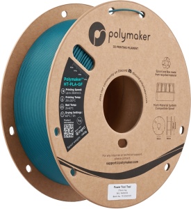Rolă filament Polymaker HT-PLA-GF Power Tool Teal 1kg