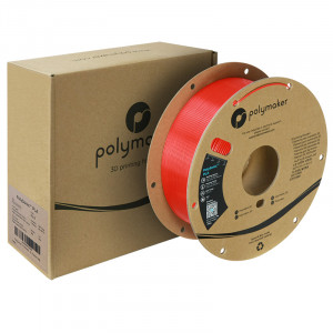 Filament POLYMAKER PolySonic HIGH SPEED PLA Red-1Kg