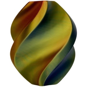 Model 3D printat cu Filament Profesional Lab Silk PLA Tri Color Sunset Horizon - calitate suprafață - RepRapMania