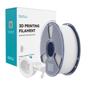 Filament Sunlu PETG High-Speed Matte White 1kg