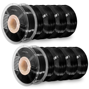 Pachet REFILL Azurefilm PETG Hyper Speed Black 10kg+2 masterspool