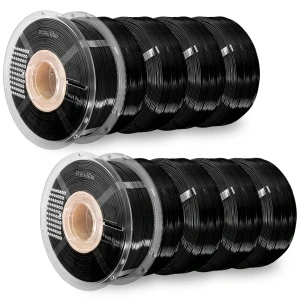 Pachet REFILL Azurefilm PETG Hyper Speed Black 10kg+2 masterspool