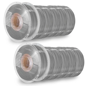 Pachet REFILL Azurefilm PLA Grey 10kg+2 masterspool