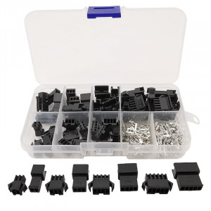 Set conectori JST SM 2/3/4/5Pin 2.54mm 200 bucati - Img 1