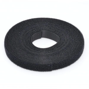 Banda cu arici tip VELCRO 1cm x 5m negru