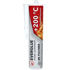 Everglue 1K MS polymer adhesive sealant high temperature white 440g