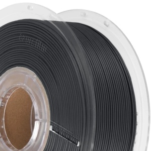 Detaliu filament PETG CF Onyx Black AzureFilm pe rolă