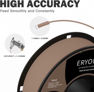 Filament ERYONE Dark Wood PLA