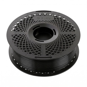 Rolă filament eSUN PETG-Basic Black 1kg, vedere din profil