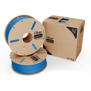 Filament Fiberlogy PLA FiberWORKS Blue 2x1kg