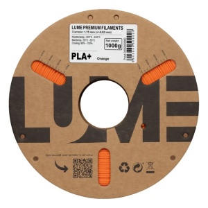 Detaliu înfășurare perfectă filament Lume PLA+ Orange - Reprapmania