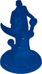 Filament POLYMAKER PolyLite PLA Glow in the Dark Blue 1kg