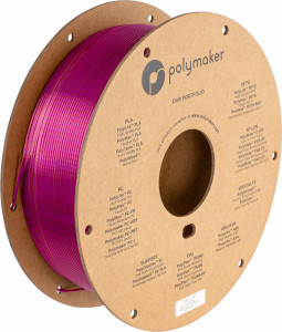 Filament POLYMAKER PolyLite Silk PLA Dual Color Banquet Gold-Magenta 1Kg