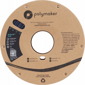 Filament POLYMAKER Polylite PLA Sparkle Dark Blue 1Kg