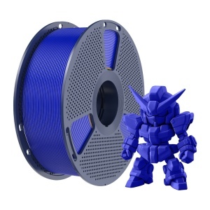 Detaliu textura filament Sunlu PLA+ 2.0 albastru disponibil la Reprapmania